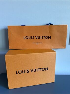 Louis Vuitton Empty Shoe Box & Bag Bundle